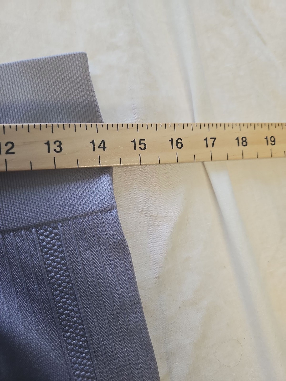 Women's High-Waisted Seamless Performance Leggings in Periwinkle Blue L MM51 image 4