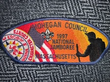 MINT 1997 JSP Mohegan Council Lighter Blue Border MASS