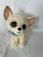 2019 Ty Beanie Boos 9" Medium CHEWEY Chihuahua Dog Animal Plush w/ Ty Heart Tags