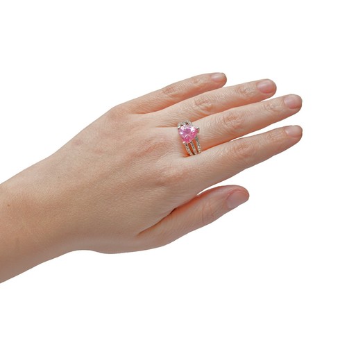 Personalised Gifts Silver Ring Crystal with Customised Your Message Gift For Her - Picture 15 of 30