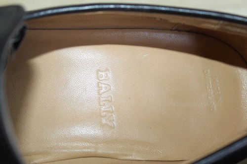 Vintage Bally BREME Men's Loafers Shoes Black Leather. US Size 7.5 EEE - Picture 10 of 13