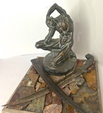 Classical Modernism Art Statue Sculpture Titled "Tactical Dilemma"