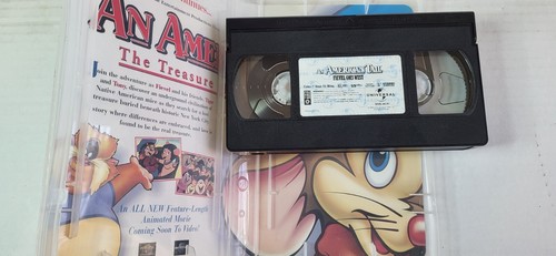 Universal An American Tail ( 1998, VHS) Clamshell Steven Spielberg TESTED - Foto 4 di 4