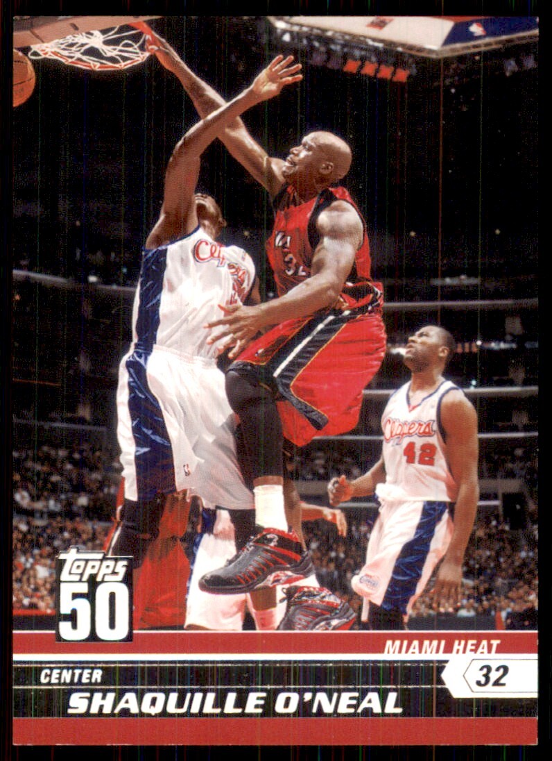 2007-08 Topps 50th Anniversary #14 Shaquille O'Neal Miami