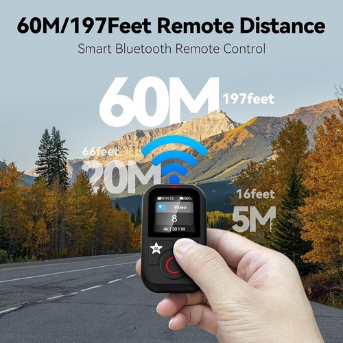TELESIN T13 Waterproof Remote Control for GoPro | Color LCD Dispaly | Multi-Lang - Picture 6 of 8