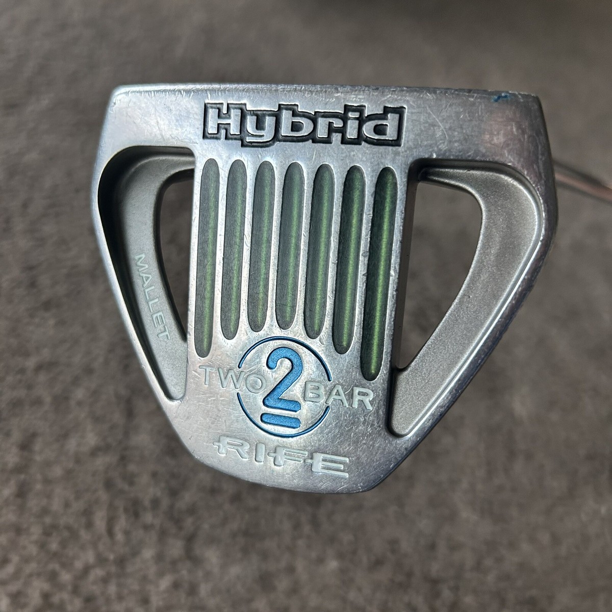 RIFE 2 BAR マレットパター　極美品 RIFE 2 Two Bar Hybrid Mallet Putter Steel 34.5 Inches Right