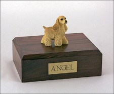 Cocker Spaniel Pet Funeral Cremation Urn Available in 3 Diff Colors  4 Sizes