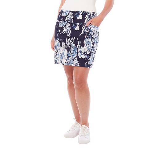 S.C. & CO. Women's Comfortable Stretch Double Wraparound Skort - Picture 59 of 78