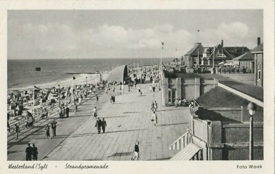 Postcard Westerland/Sylt sent to Aichkirchen from 1954  