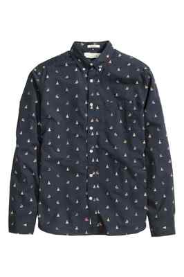 HERREN HEMD SHIRT FOR MAN SEA YACHT MAN MARINE STYLE FARBE BLAU 