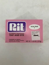 Vintage Rit Dye Rose Pink 7 All Purpose Concentrated Tint & Dye Hosiery NOS
