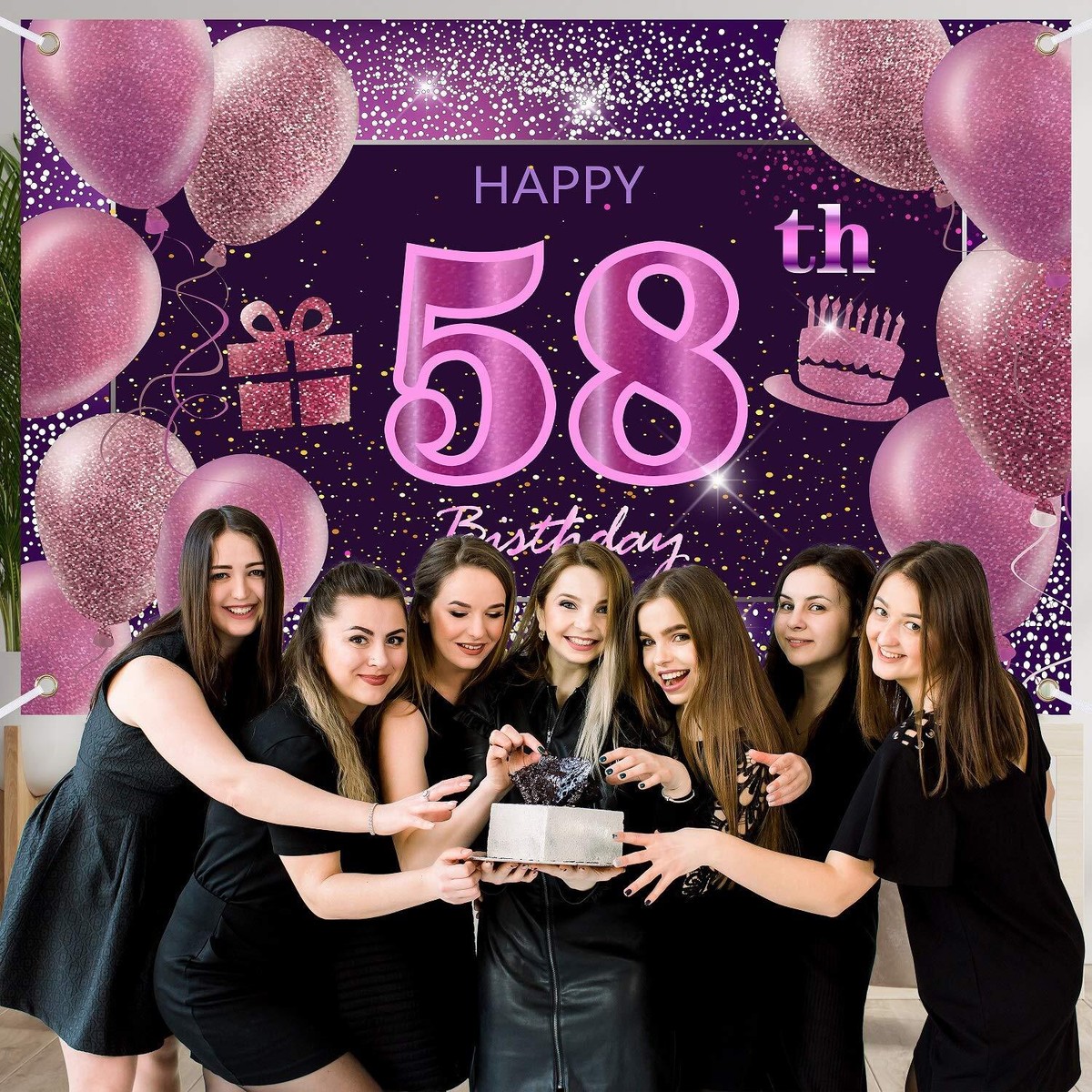 Striscione Glitter Per 30° Compleanno 'Leggende' – Banner Lungo 1,90 M Per Decorazioni Festa