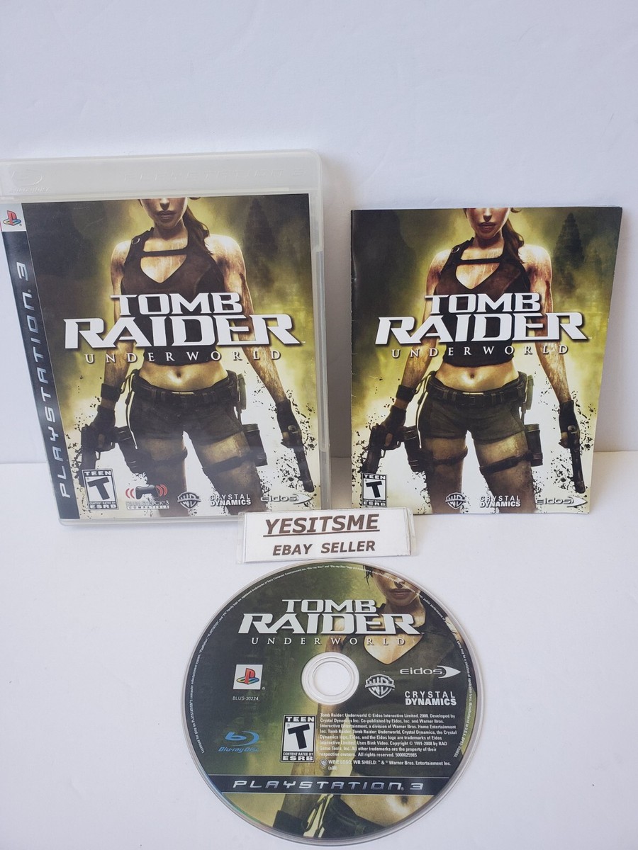 Tomb Raider PS3 Underworld (Sony PlayStation 3, 2008) Complete CIB
