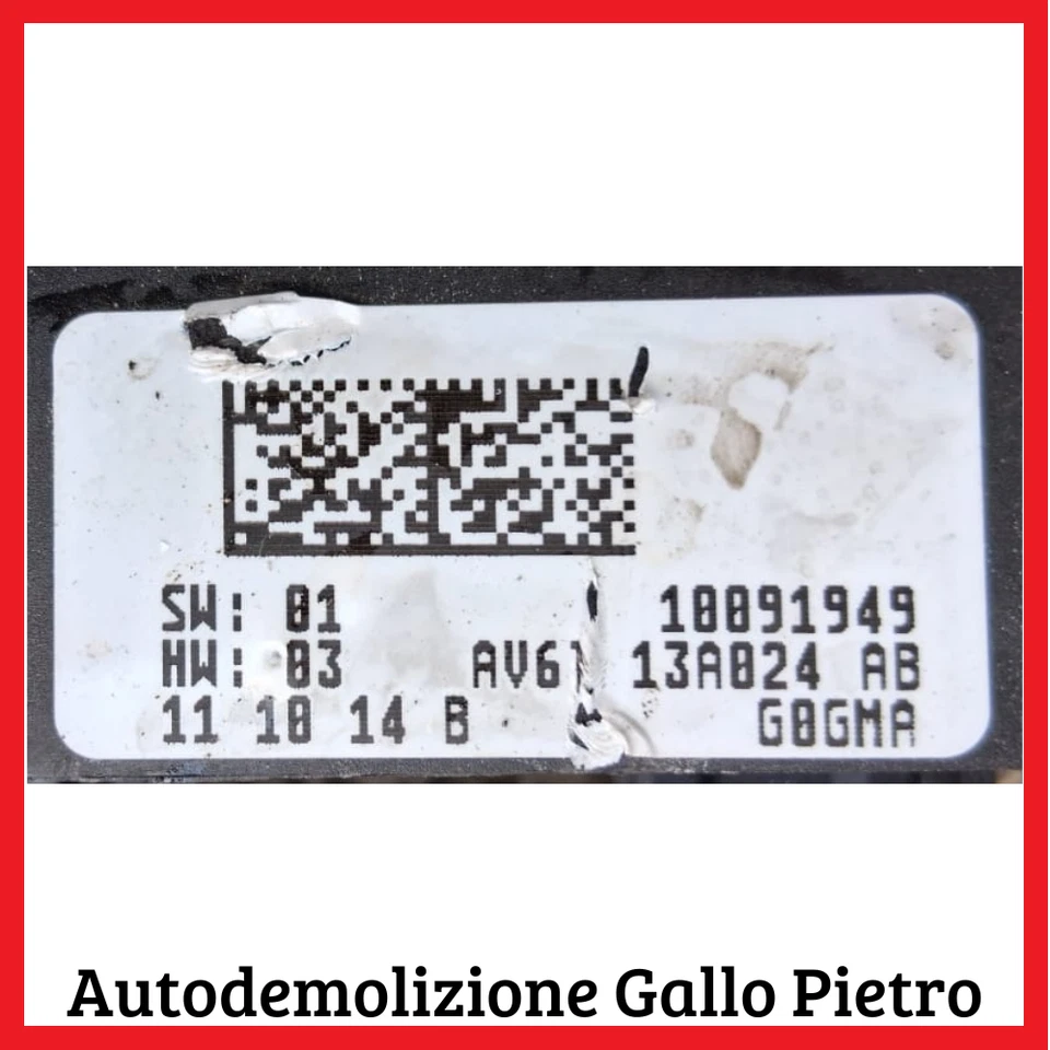 Interruttore comando luci FORD c-max ii 2010 2015 dxa/cb7 dxa /ceu 1.5 1.6 tdci - Immagine 3 di 3