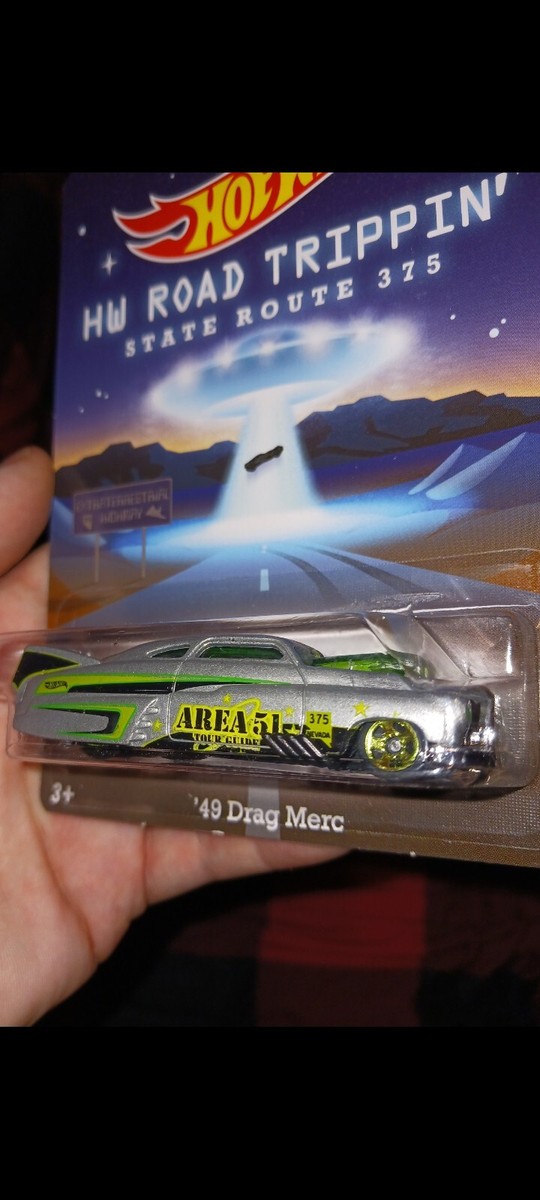 Hot Wheels HW Road Trippin State Route 375 49 Drag Merc Area