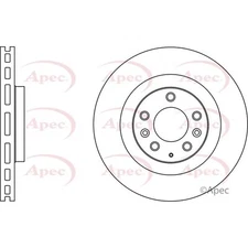 Apec Front Brake Disc DSK2643 - OE High Quality Precision Engineered Part
