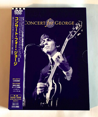 ジョージハリスンDVD CONCERT FOR GEORGE JAPAN 2DVD 2003 w/OBI & 32p booklet HARRISON