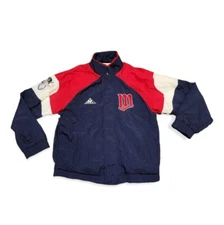 Vintage 90s Rare APEX MLB Minnesota Twins Full Zip Baseball Jacket Mens Medium 