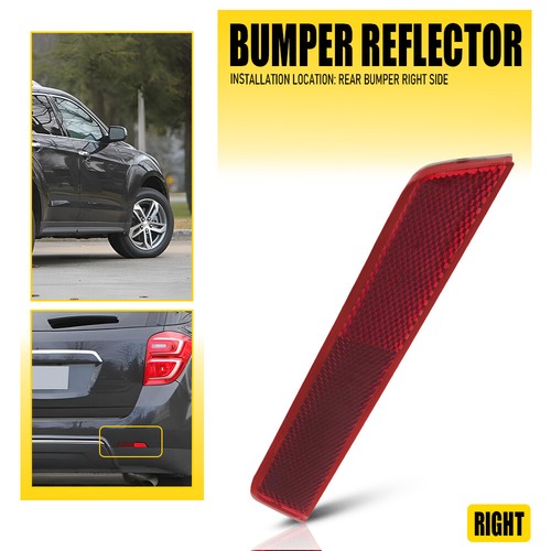 Right Passenger Rear Bumper Light Fog Lamp Reflector For 2010-2016 Equinox LTZ