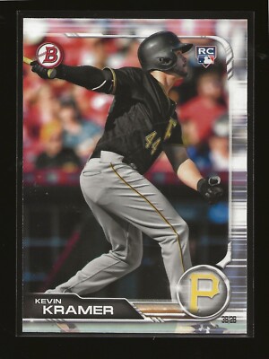 2019 Bowman Base Card Kevin Kramer Pittsburgh Pirates RC (#60) A