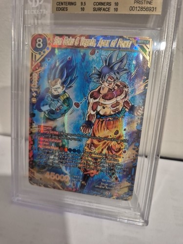 BGS 10 Son Goku & Vegeta Apex of Power SCR 2020 Universal Onslaught #BT9-136 - Picture 6 of 6