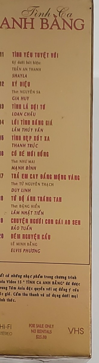 Image Đỗ Minh Phương image beautiful image beautiful image beautiful image beautiful image beautiful image beautiful image beautiful image beautiful image beautiful image beautiful - Tinh Ca Anh Bang Asia Video 15~Vietnamese Music VHS Tape 1997 New ...