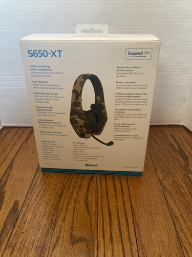 💰 Blueparrott S650-XT 2-in-1 Convertible Stereo to Mono CAMO blue parrot 💰 - Photo 4 sur 7
