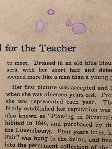 Kunstdruck Studium für Grundschule 30er Jahre Ochsen pflügen Rosa Bonheur Vintage - Bild 14 von 22