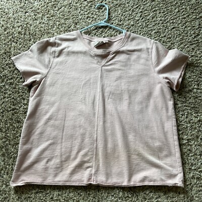 Hot Cotton Marc Ware Large Pink Short Sleeve T Shirt 100% Cotton Made In USA