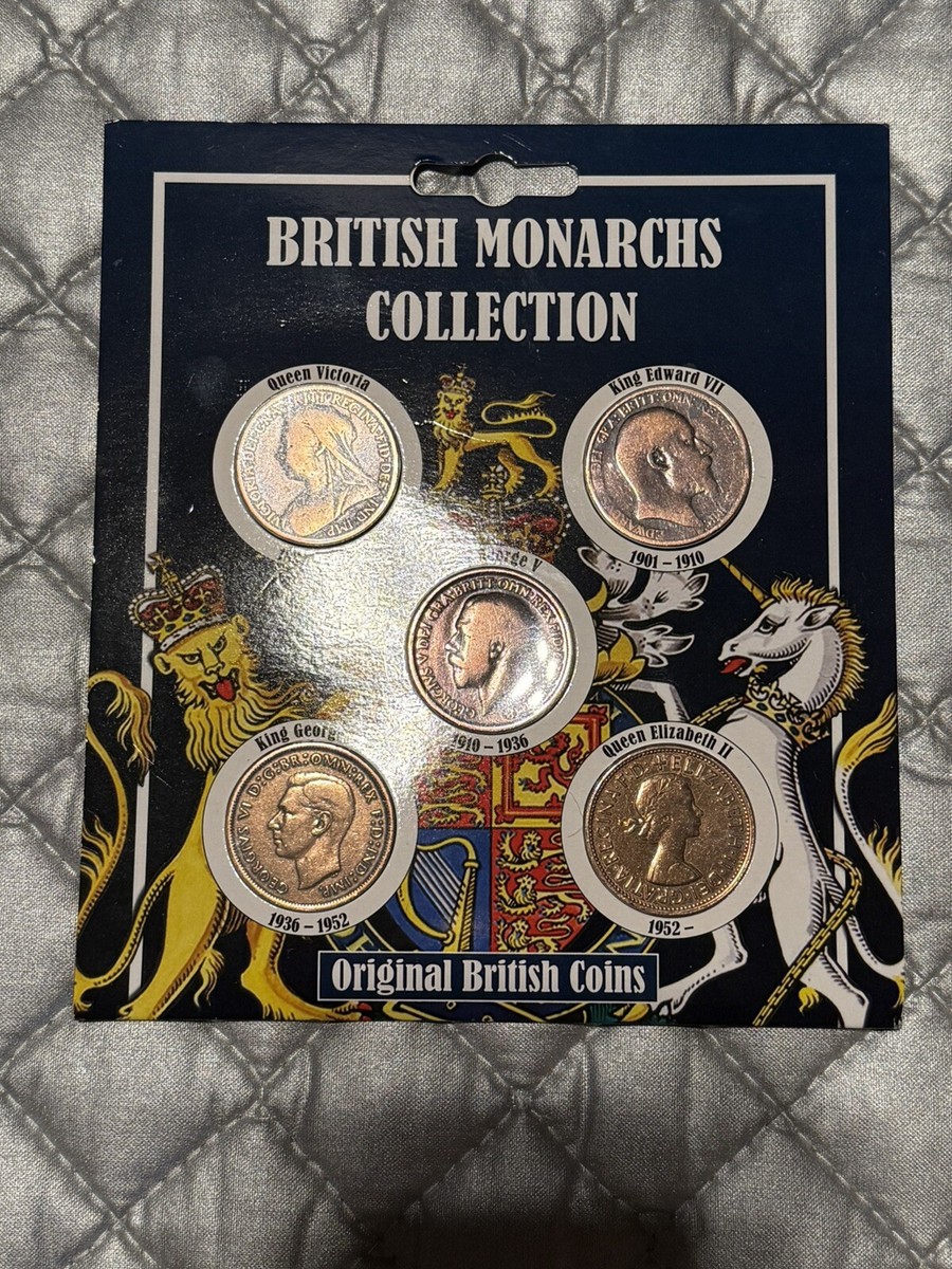 British Monarchs Collection 旧貨幣 British Coin Collection - 5 Coin Set - British Monarchs 1837