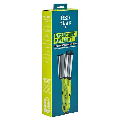 Bed Head Wave Artist Ceramic Deep Hair Waver for Beachy Waves, Green