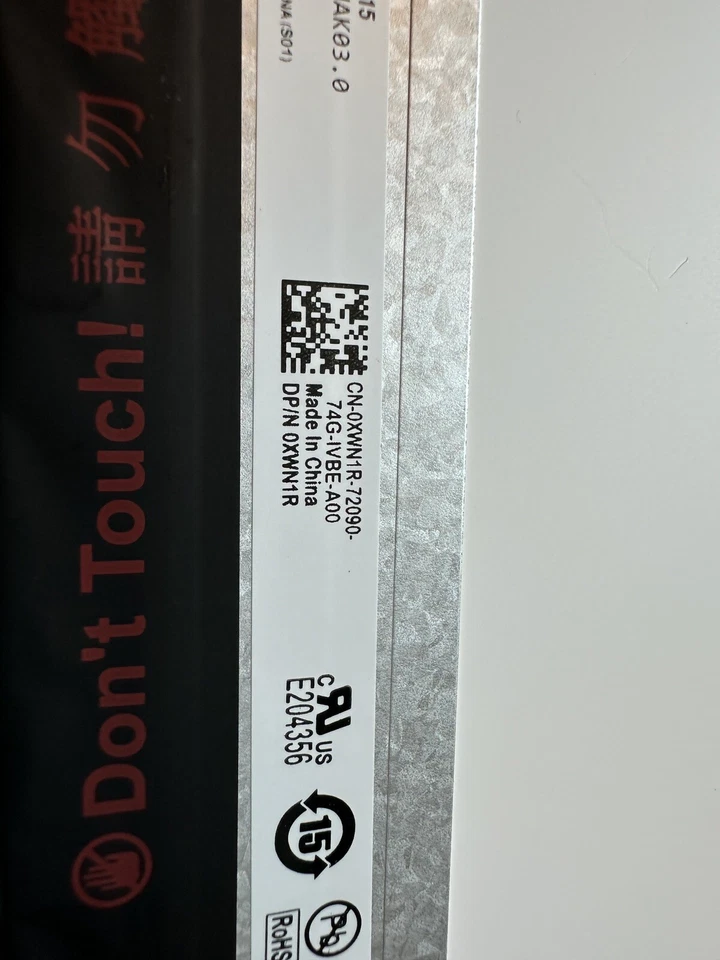 Dell Inspiron 5555 5558 5567 Pantalla LCD FHD Táctil Brillante B156HAK03.0 XWN1R S15 Foto 4 de 4