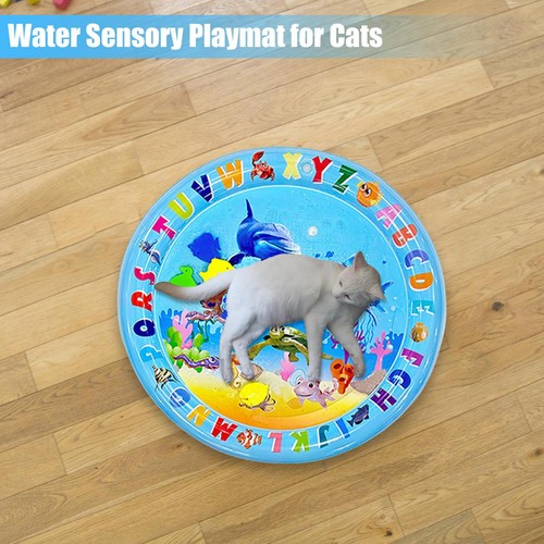 Sensory Water Playmat, 25.5 inches Thickened Cool Comfort Cat Play Mat - Picture 9 of 15