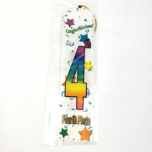 Fullcolor Award Ribbons Colorful School 1st Place - 6th Place Fun Ribbons Lot - Picture 5 of 7