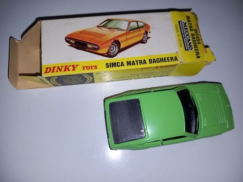 DINKY TOYS SIMCA MATRA BAGHEERA 1454 + BOITE D'ORIGINE MADE IN SPAIN - Imagen 11 de 14