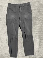 Old Navy Pixie Ankle Pants Women Size 8 Pockets Dark Gray High Rise Charcoal