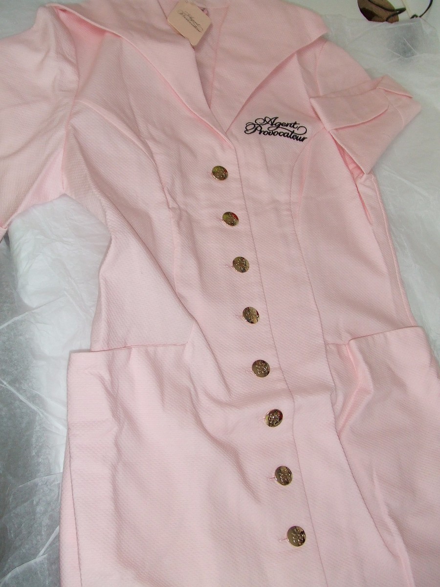AGENT PROVOCATEUR PINK STAFF UNIFORM SIZE UK 10 *BRAND NEW* BY