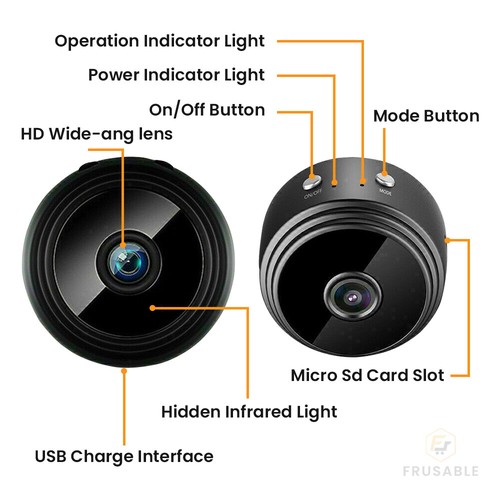 Mini Wireless Camera HD 1080P Wifi IP Home Security DVR Night Vision - Picture 7 of 8