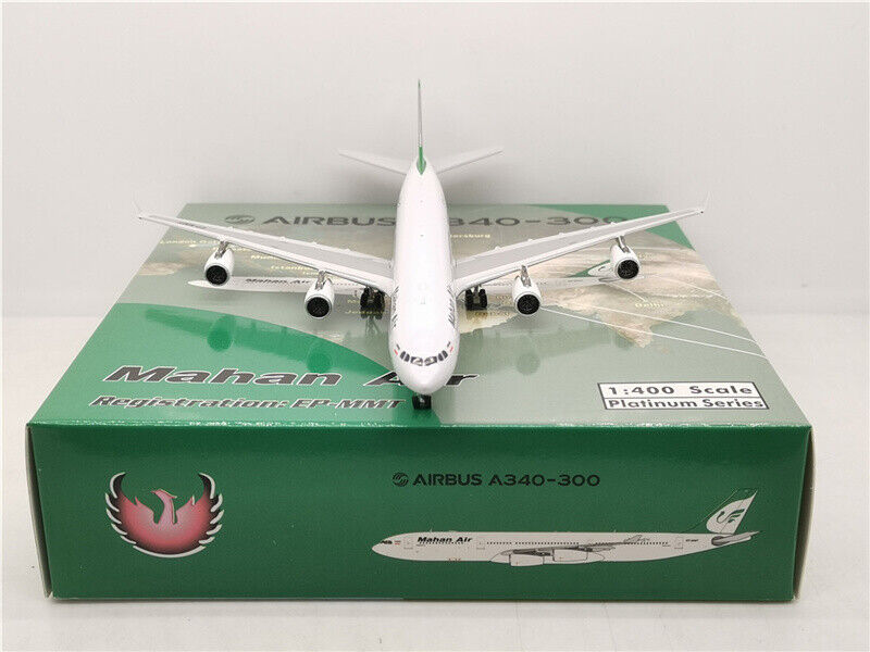 Phoenix Mahan Air FOR AIRBUS A340-300 EP-MMT 1:400 DIECAST Phoenix Mahan Air FOR AIRBUS A340-300 EP-MMT 1:400 DIECAST