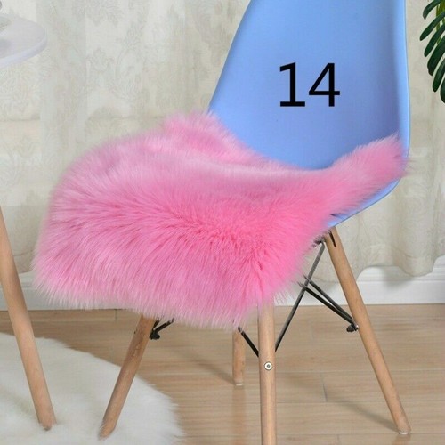 Faux Wool Fur Carpets Warm Doormat Floor Rugs Living Room Sofa Plush Carpet Cosy - Picture 20 of 23