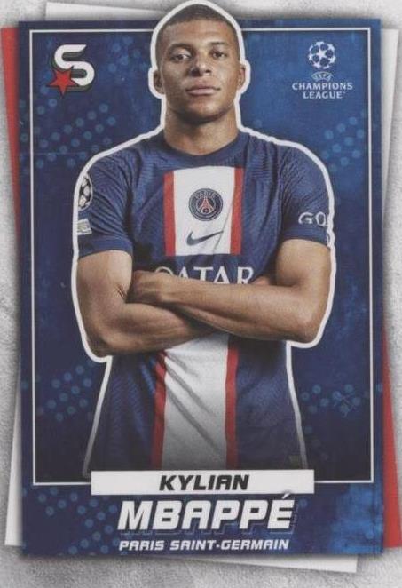 2022-23 Topps UEFA Club Competitions Superstars Kylian 2022-23 Topps UEFA Club Competitions Superstars Kylian