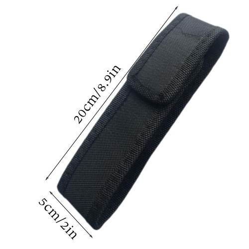 Porte-lampe de poche tactique en nylon étui ceinture lampe de poche torche étui pochette ∨ - Photo 8/8