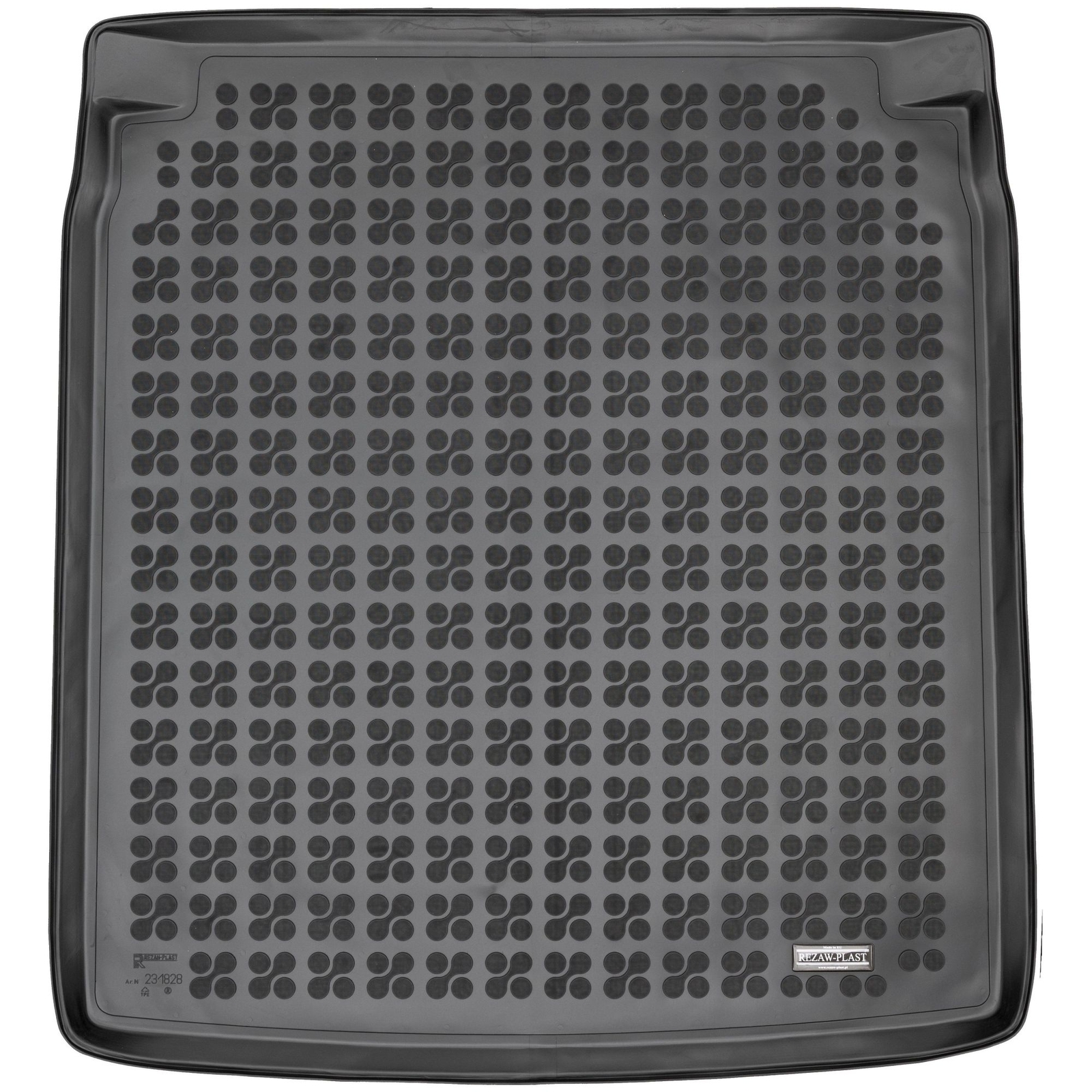Tapis de coffre Rezaw-Plast pour Volkswagen Passat B7 en TPE noir