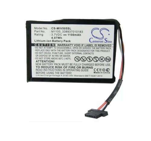 M1100 338937010183 1100mAh Battery for Navman Mitac Mio Spirit V505 V735 TV - Picture 2 of 7
