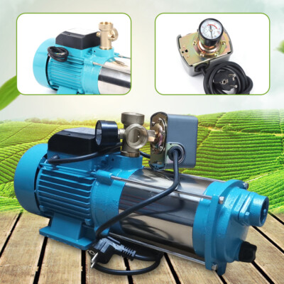 Profi Kreiselpumpe Garten Hauswasserwerk Druckschalter 9,8bar 4000L/H 1300W DE