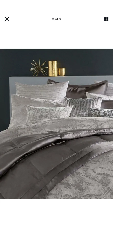 Funda nórdica Donna Karan Luna Platinum Queen - Ver detalles Foto 4 de 4