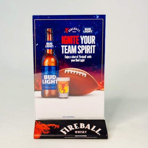 LOT OF 5 Fireball Whiskey Table Tents with Recipes LOT of 50 inserts - Picture 9 of 11