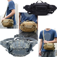 Tactical Waist Fanny Pack Phone Pouch Military Outdoor Camping Hiking Belt Bag