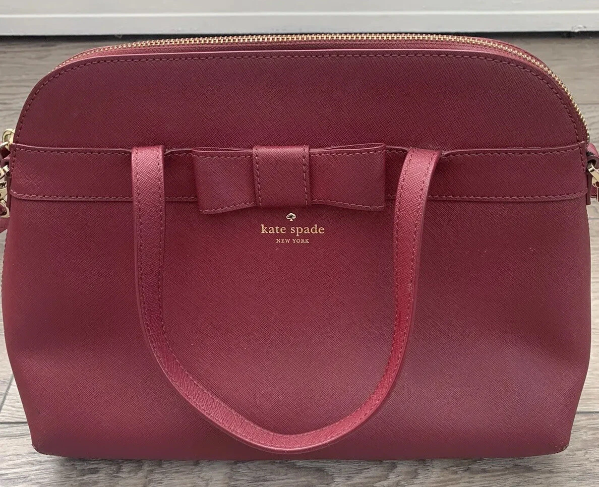 Kate Spade Leather Bow Crossbody Purse Bag eBay