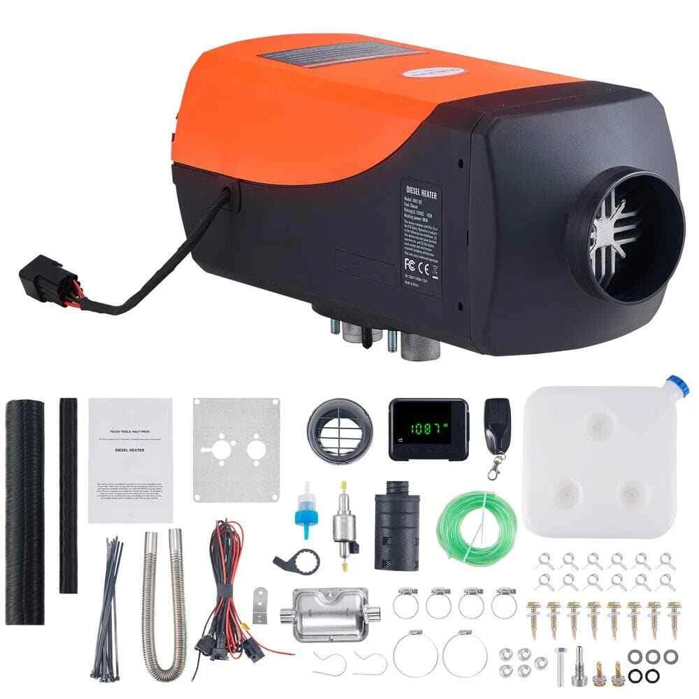 Diesel Air Heater 27,296 BTU 12V Diesel Heater 8KW w/Remote Control and LCD  10L | eBay